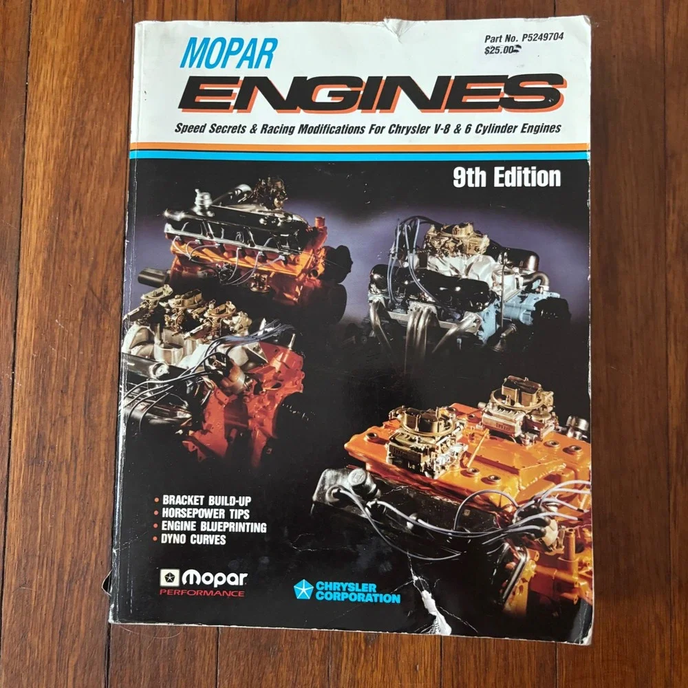 Mopar Engines 9th Edition P5249704 Speed Secrets Racing Modifications Chrysler